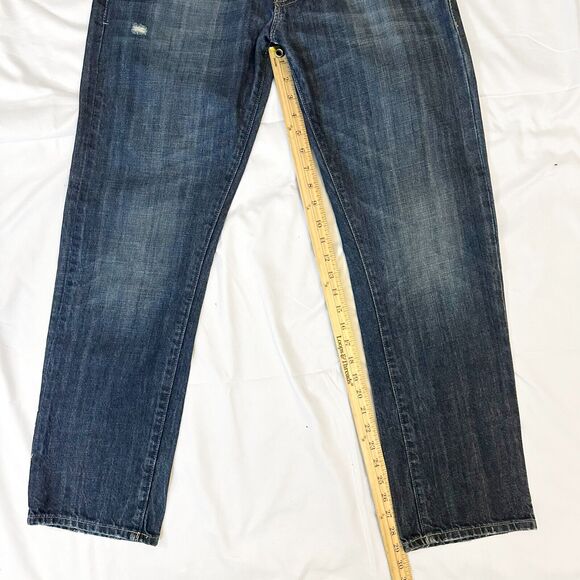 Ralph Lauren Denim & Supply Jeans Mens Actual Sz 32x29 Distressed Denim Straight - Picture 12 of 14